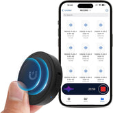 132G (9800 Hour) Voice Activated Recorder - Elasound Voice Recorder with AI-Intelligent Triple Noise Reduction, Portable Audio Recorder for Work, Lectures, Meetings【100H Continuous Recording Device】